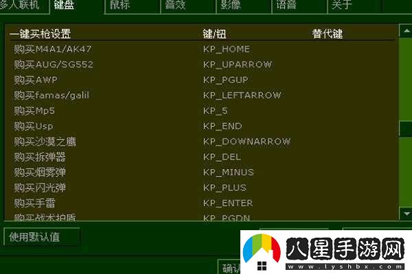 反恐精英鍵盤操作寶典