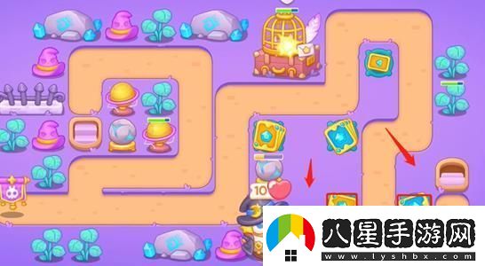 保衛(wèi)蘿卜4阿波與魔法寶藏第63關攻略